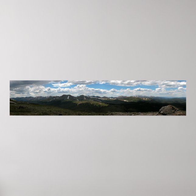 Rocky Mountain Nationalpark Panorama 4 Poster (Vorne)