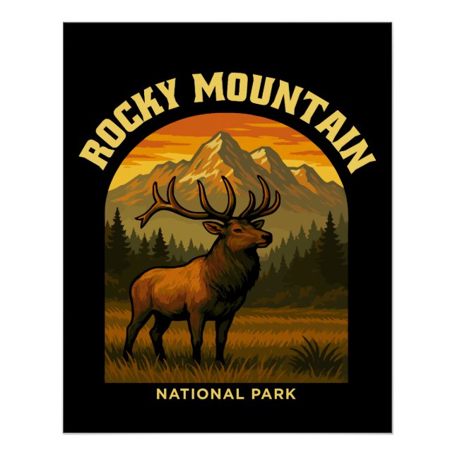 Rocky Mountain Nationalpark Poster (Vorderseite)