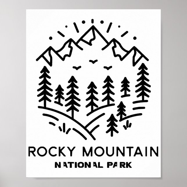 Rocky Mountain Nationalpark Poster (Vorne)