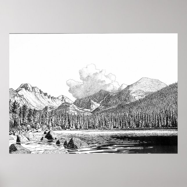 Rocky Mountain Nationalpark Poster (Vorne)