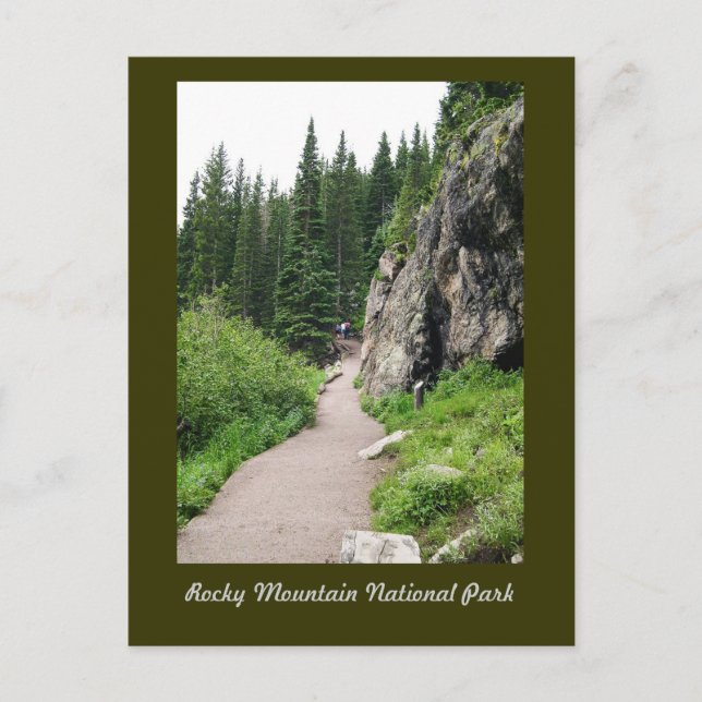 Rocky Mountain Nationalpark Postkarte (Vorderseite)