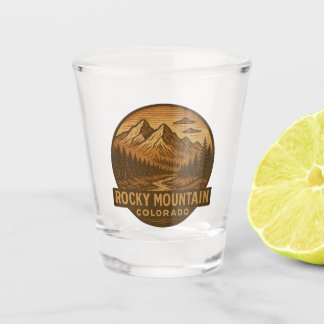 Rocky Mountain Nationalpark Showglas Schnapsglas