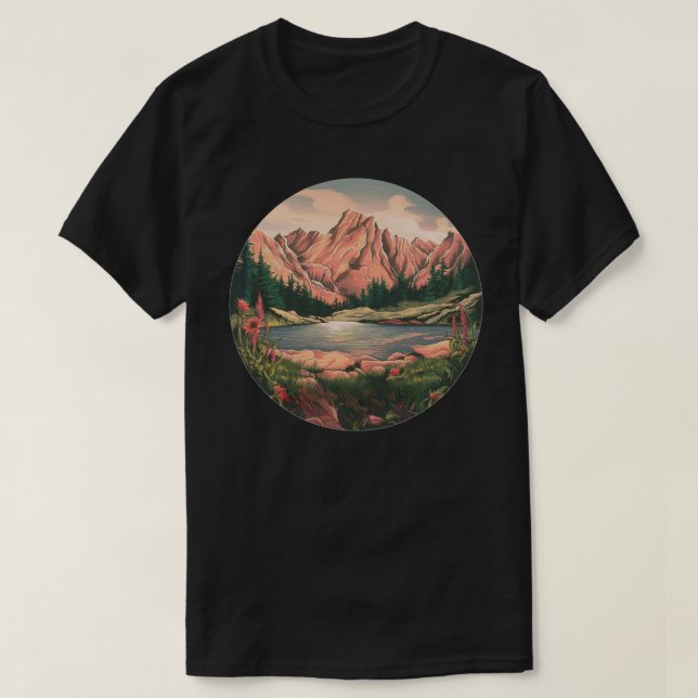 Rocky Mountain Nationalpark T-Shirt (Design vorne)