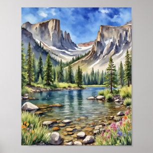 Rocky Mountain Nationalpark Traumstrecke Airolo -  Poster