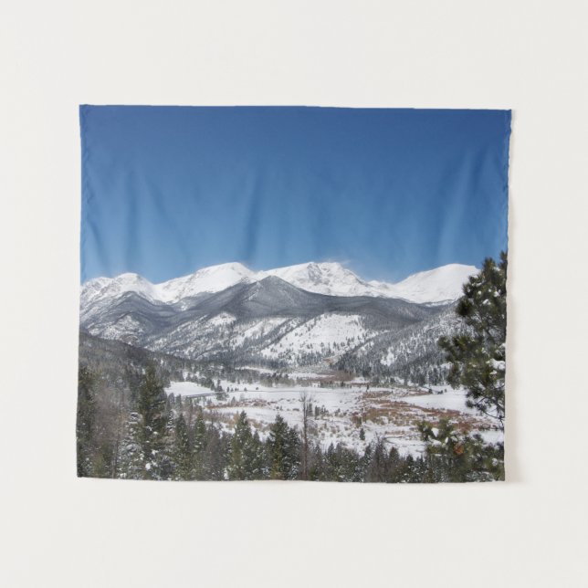 Rocky Mountain Nationalpark Wandteppich (Vorderseite (Horizontal))