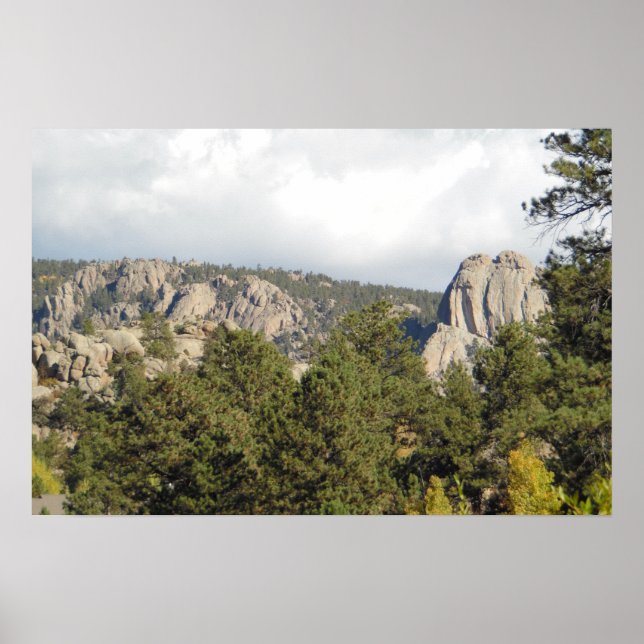 Rocky Mountain Paysage Photo Nature Wall Poster (Devant)