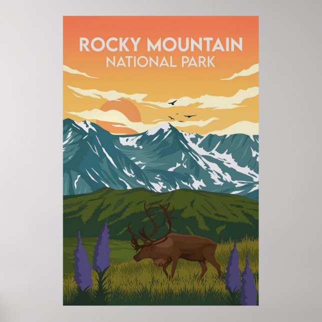Rocky Mountain Poster (Vorne)