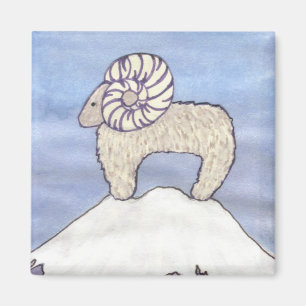 Rocky Mountain Ram Magnet