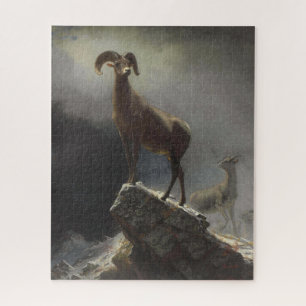 Rocky Mountain Sheep von Albert Bierstadt Decoupag