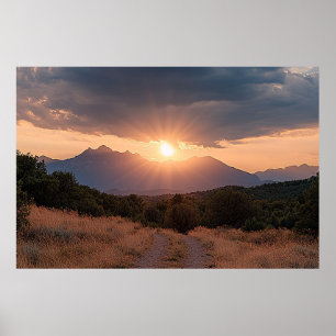 Rocky-Mountain-Sonnenaufgang Poster