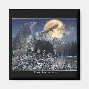 ROCKY MOUNTAIN SPIRIRIEN Art Magnet