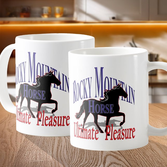 Rocky Mountain Ultimate Pleasure Horse Kaffeetasse (Rocky Mountain Ultimate Pleasure Horse Coffee Mug)