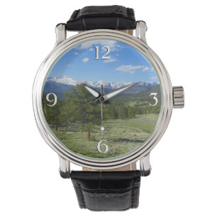 Rocky Mountain View Landschaft Armbanduhr