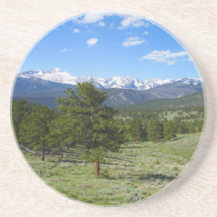 Rocky Mountain View Landschaft Getränkeuntersetzer