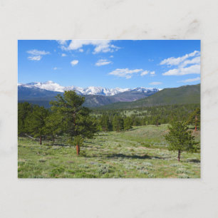 Rocky Mountain View Landschaft Postkarte