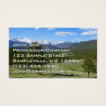 Rocky Mountain View Landschaftliche Landschaft