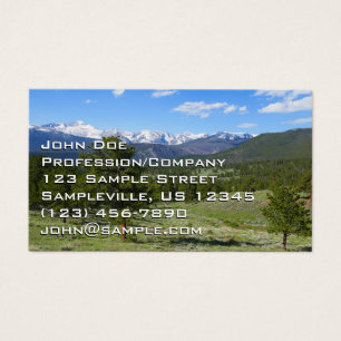 Rocky Mountain View Paysage Pittoresque