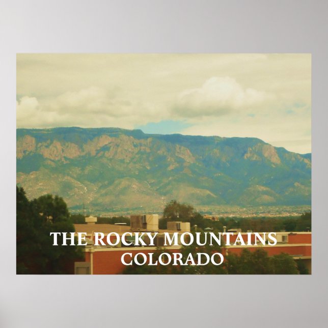 ROCKY MOUNTAINES, COLORADO Poster (Vorne)