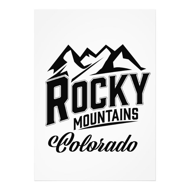 Rocky Mountains Colorado Fotodruck (Vorne)