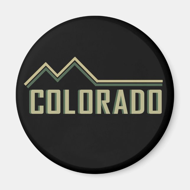 Rocky Mountains Colorado Magnet (Vorne)
