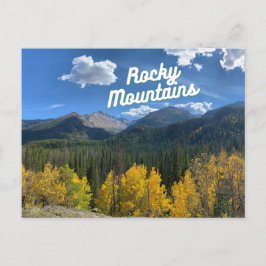 Rocky Mountains Colorado Postcard Postkarte