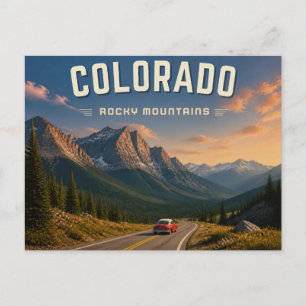Rocky Mountains Colorado Postkarte