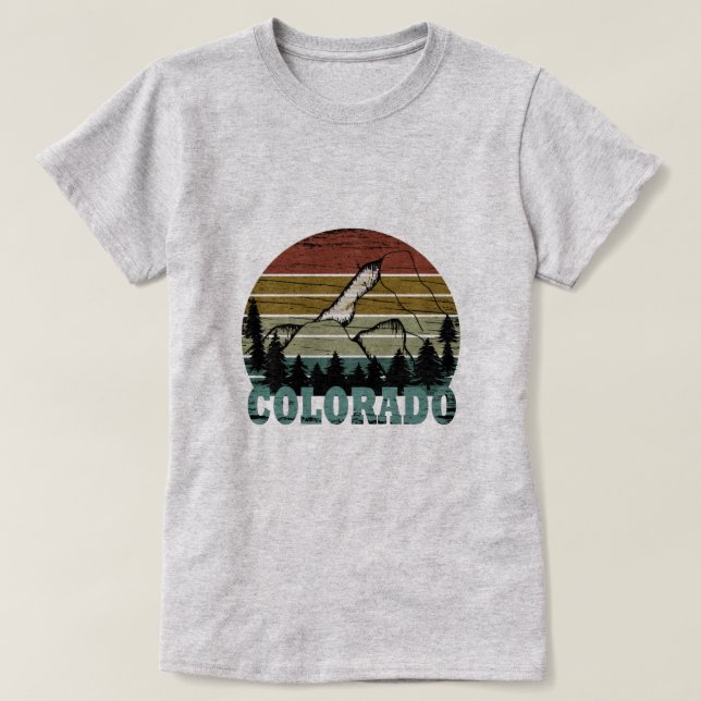 Rocky Mountains Colorado T-Shirt (Design vorne)