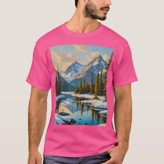 Rocky Mountains Graphic T-Shirt