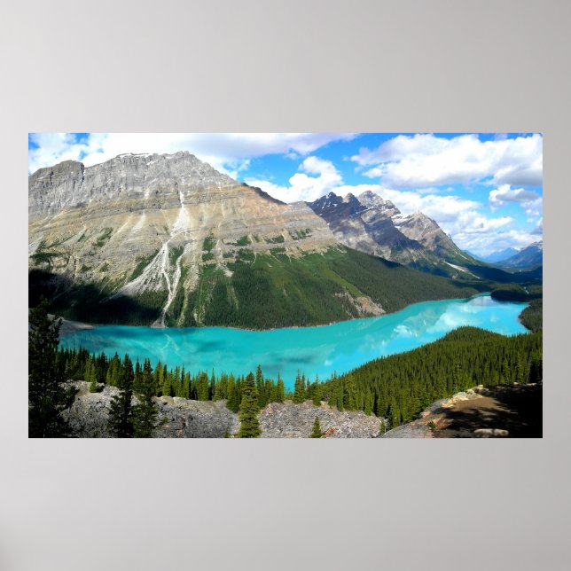 Rocky Mountains Lake Poster (Vorne)