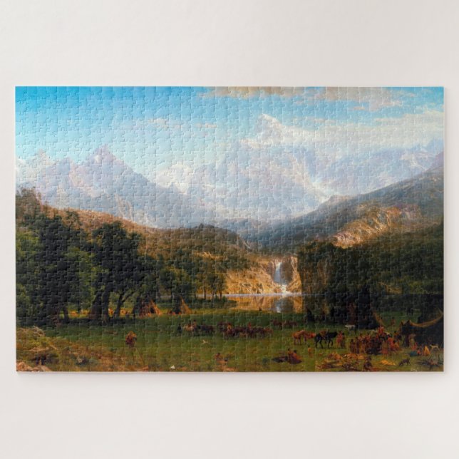 Rocky Mountains, Lander's Peak, Albert Bierstadt (Horizontal)