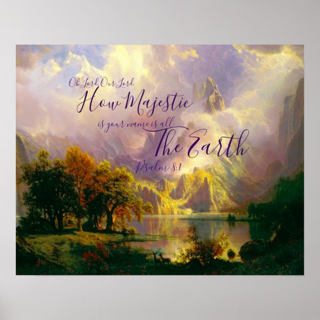 Rocky Mountains Majestic Poster (Vorne)