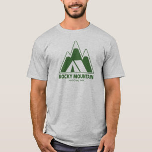 Rocky Mountains National Park Mountains Camping T-Shirt