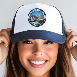 Rocky Mountains Nature Photo – National Park Lover Truckerkappe