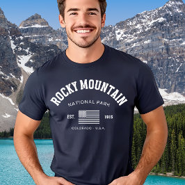Rocky Mountains – Nature Travel Souvenir Design T-Shirt