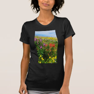 Rocky Mountains-Wildblumen T-Shirt