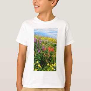 Rocky Mountains-Wildblumen T-Shirt