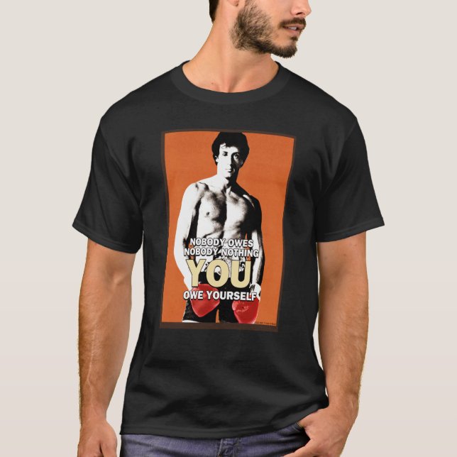 Rocky Nobody Owes You Nothing T-Shirt (Vorderseite)