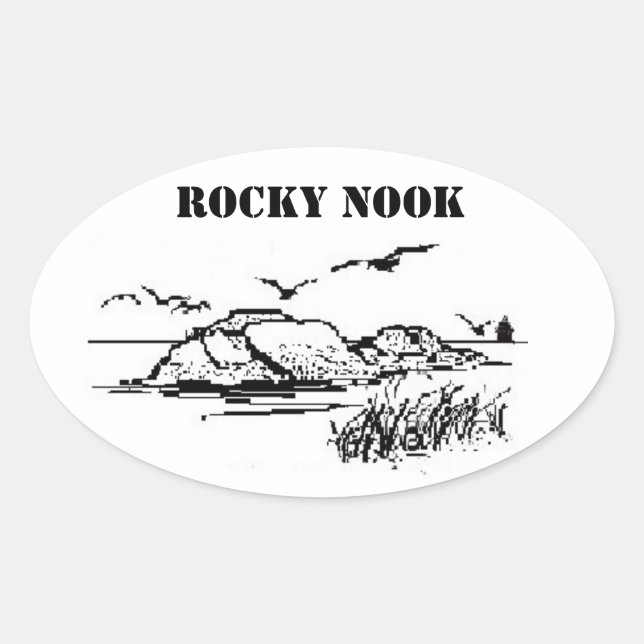 Rocky Nook Salt Rocks Sticker (Vorderseite)