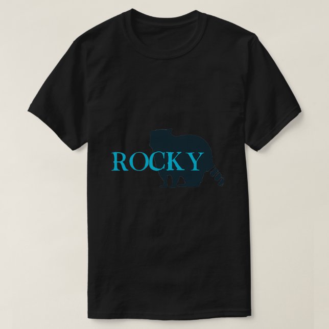 Rocky Raccoon T-Shirt (Design vorne)
