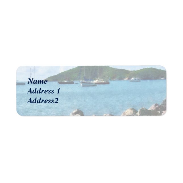 Rocky Shore St. Thomas Save the Date (Vorne)