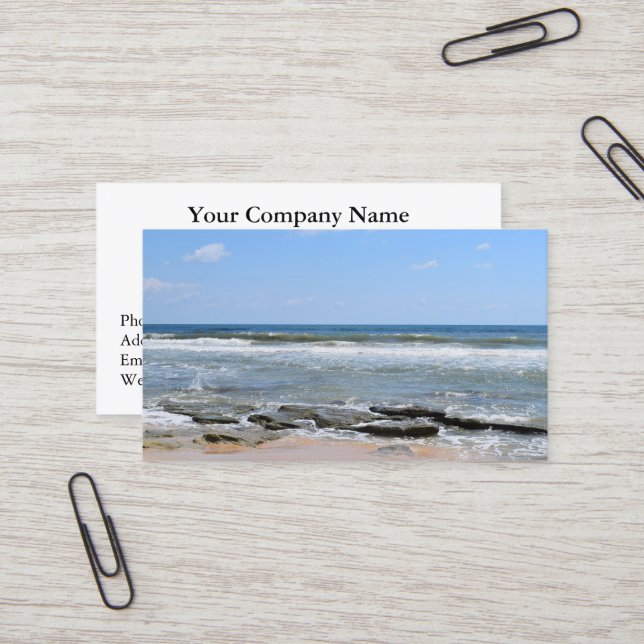 Rocky Surf Business Cards Visitenkarte (Vorderseite/Rückseite Beispiel)