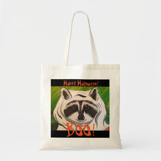 "Rocky the Ghost" Trick oder Treat Bag! Tragetasche (Vorne)