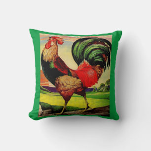 Rocky the Handsome Rooster Kissen