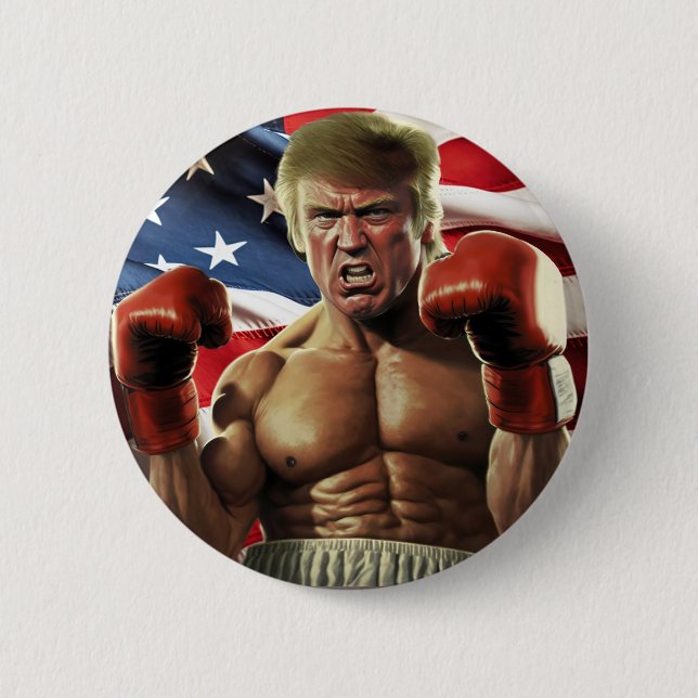 Rocky Trump: Der Bürgermeister der Freiheit Button (Vorderseite)