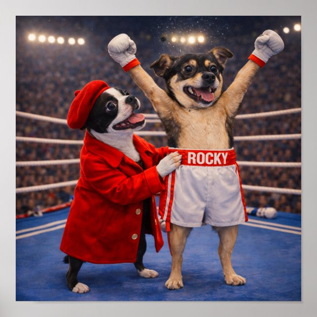 "Rocky und Adrian" Poster (Vorne)