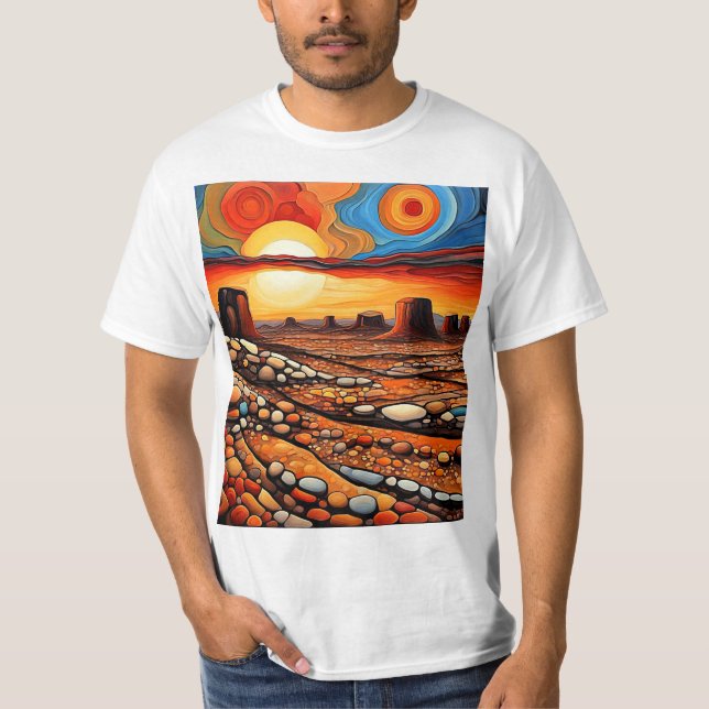 Rocky Wüste 2 T-Shirt (Vorderseite)
