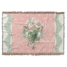 Rococo Canapé Lance Couvertures Polyester Coton