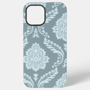 Rococo Damast Kunst I Enteneibl Blau+Türkis iPhone 12 Pro Max Hülle