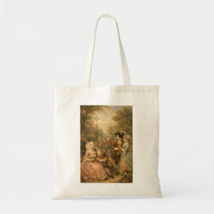 Rococo-Gartenkatzen-Versammlungstasche Tragetasche