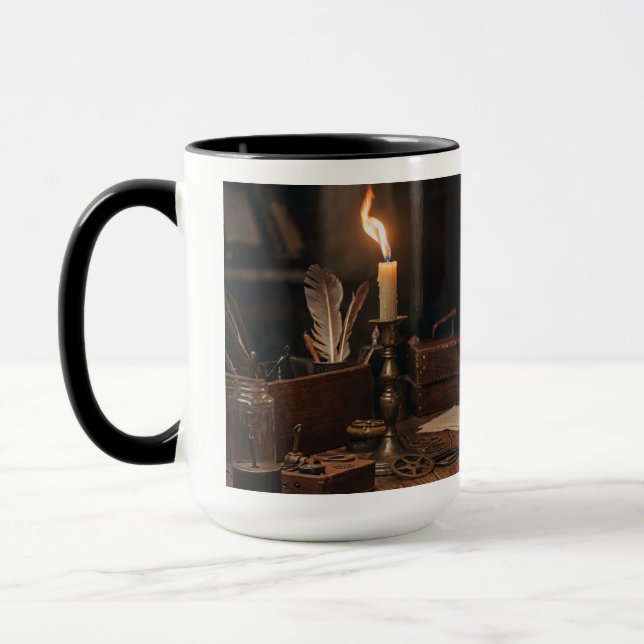 Rococo Kerzen Tasse (Links)
